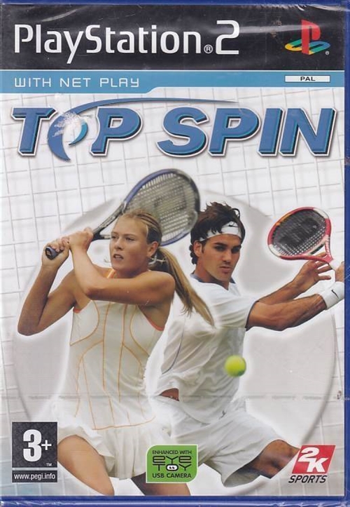 Top Spin - i Folie - PS2 (AA Grade) (Genbrug)